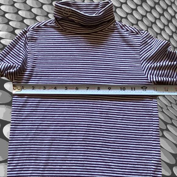 The Disney Store Striped Turtleneck Metallic Kids Sz 5-6 - Picture 9 of 9